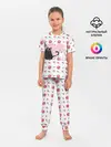 Детская пижама с брюками / Милые котики
