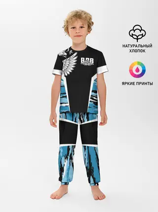 Детская пижама с брюками / Камуфляж ВДВ