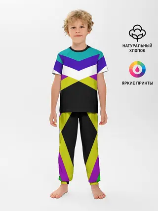 Детская пижама с брюками / Полосы