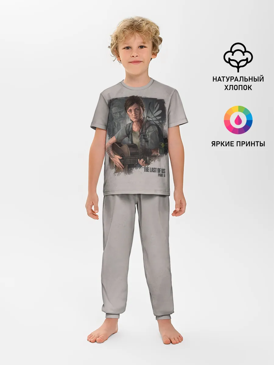 Детская пижама с брюками / Элли с гитарой