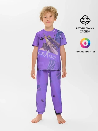 Детская пижама с брюками / CS GO - Dragon lore | История о драконе