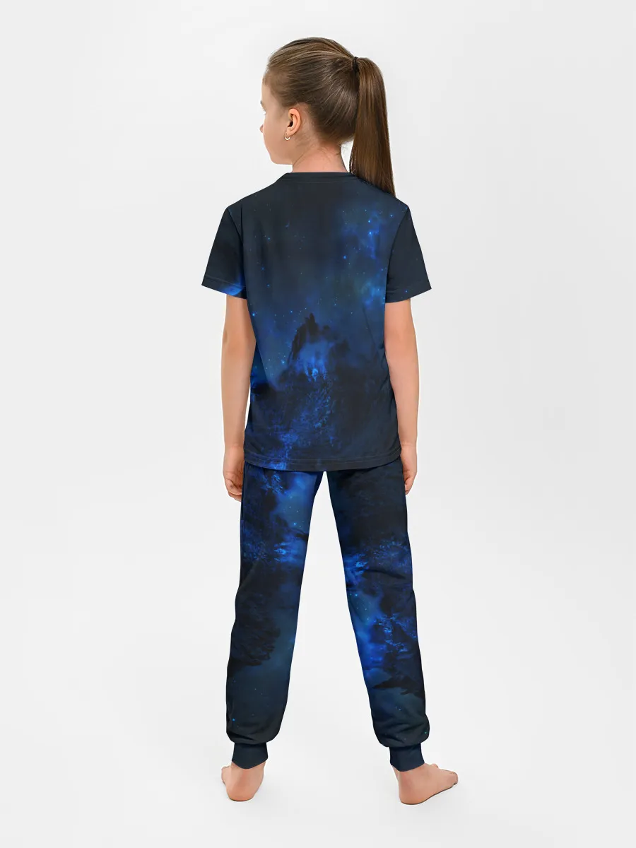 Детская пижама с брюками / Космос