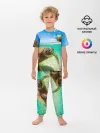 Детская пижама с брюками / Морская черепашка