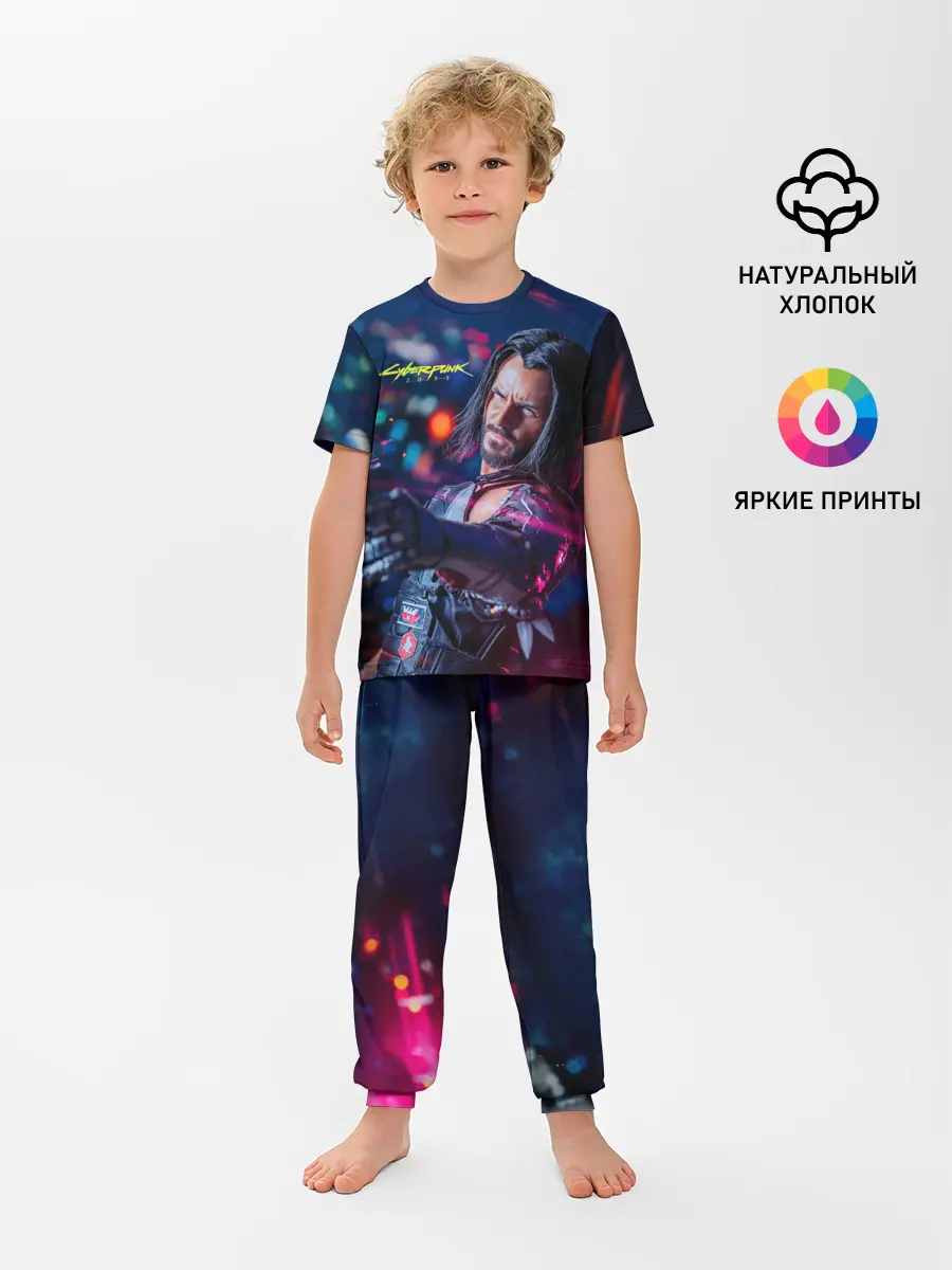 Детская пижама с брюками / Cyberpunk 2077