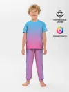 Детская пижама с брюками / Текстура Неоновая
