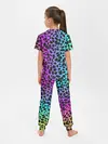 Детская пижама с брюками / Неоновый градиент