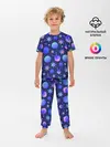 Детская пижама с брюками / Космический микс