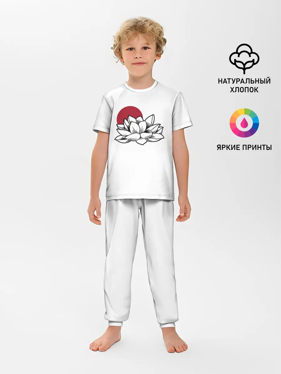 Детская пижама с брюками / КУВШИНКА НИМФЕЯ | WATER LILY