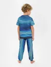 Детская пижама с брюками / Акварельное море