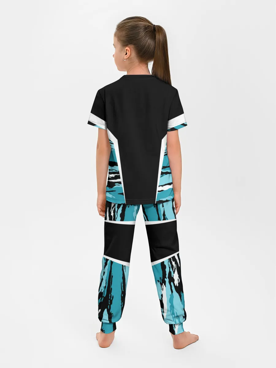 Детская пижама с брюками / ВВС России Камуфляж