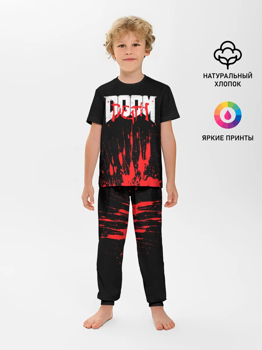 Детская пижама с брюками / DOOM Bloody