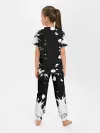 Детская пижама с брюками / Хвост Феи геометрия в чб