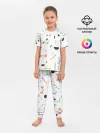 Детская пижама с брюками / TOCA BOCA УЗОР ФОН