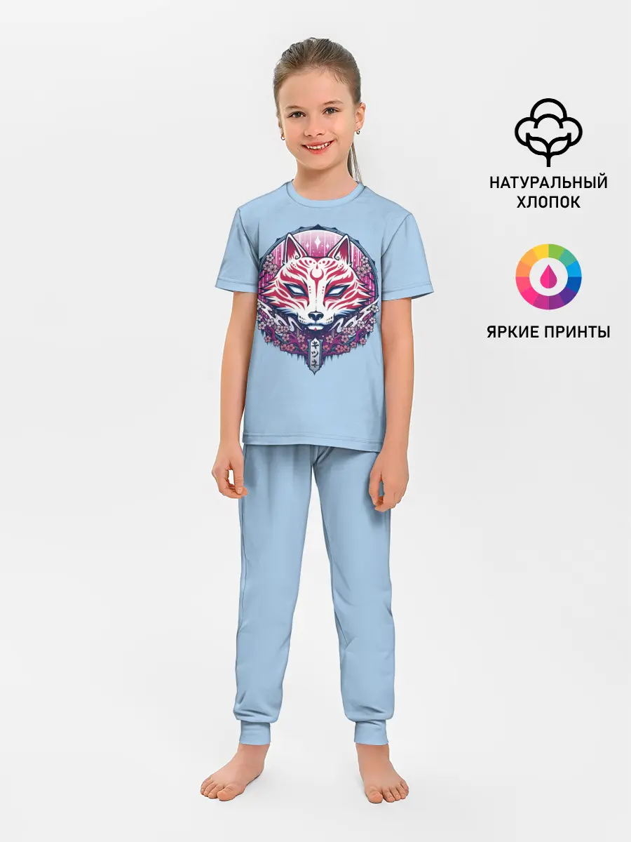 Детская пижама с брюками / Киса | Сакура