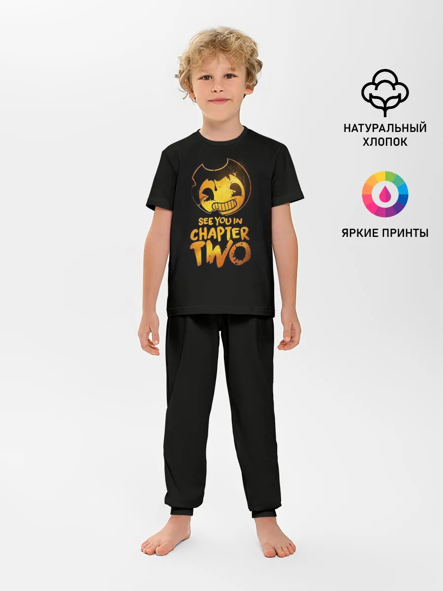 Детская пижама с брюками / Bendy And The Ink Machine