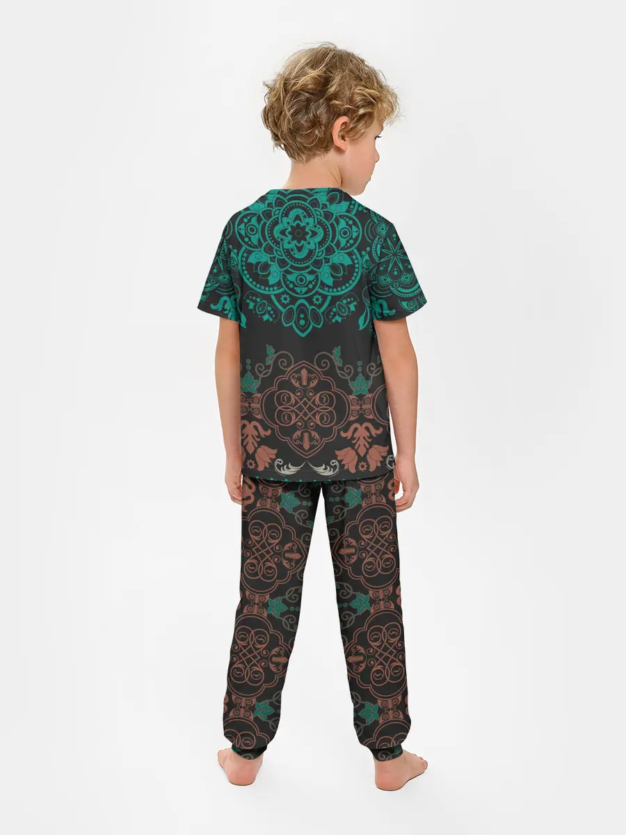 Детская пижама с брюками / кружево