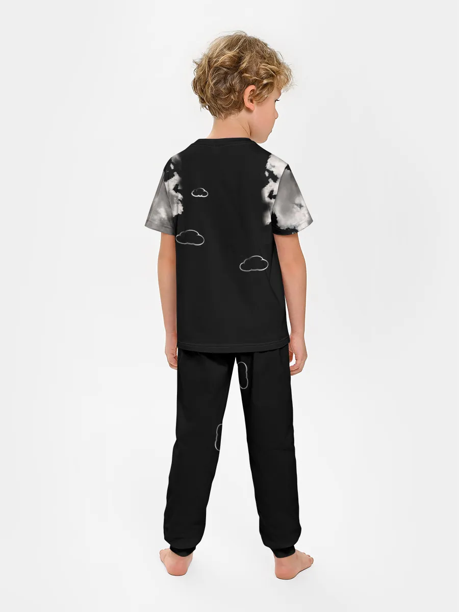 Детская пижама с брюками / Грозовой, кошак