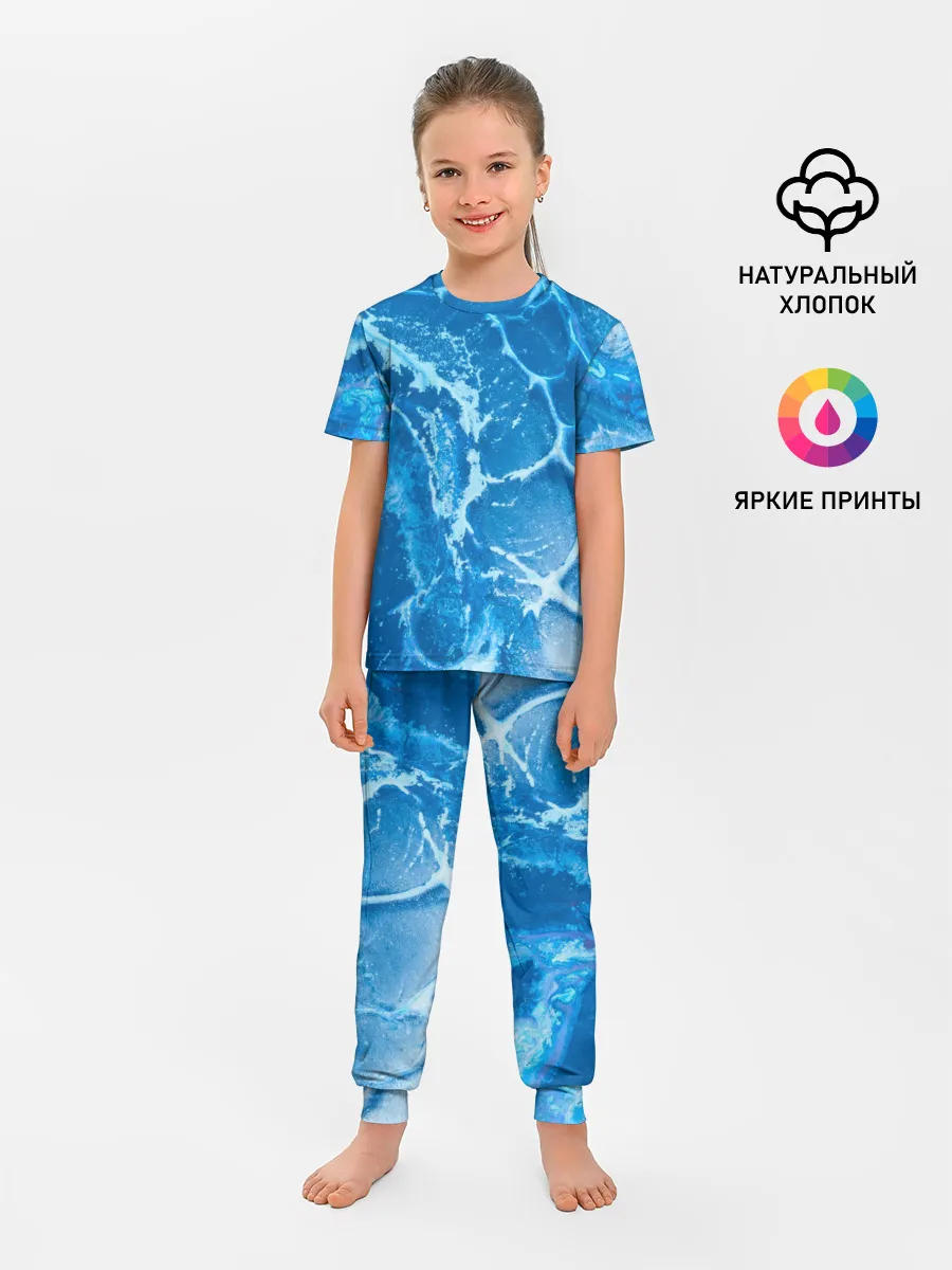 Детская пижама с брюками / Ледяной