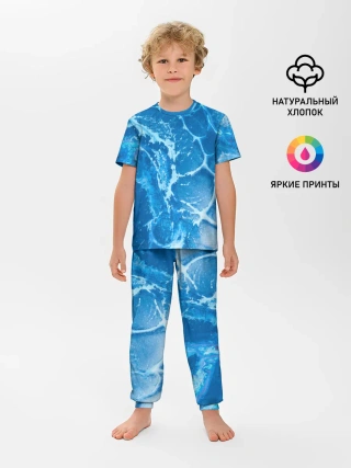 Детская пижама с брюками / Ледяной