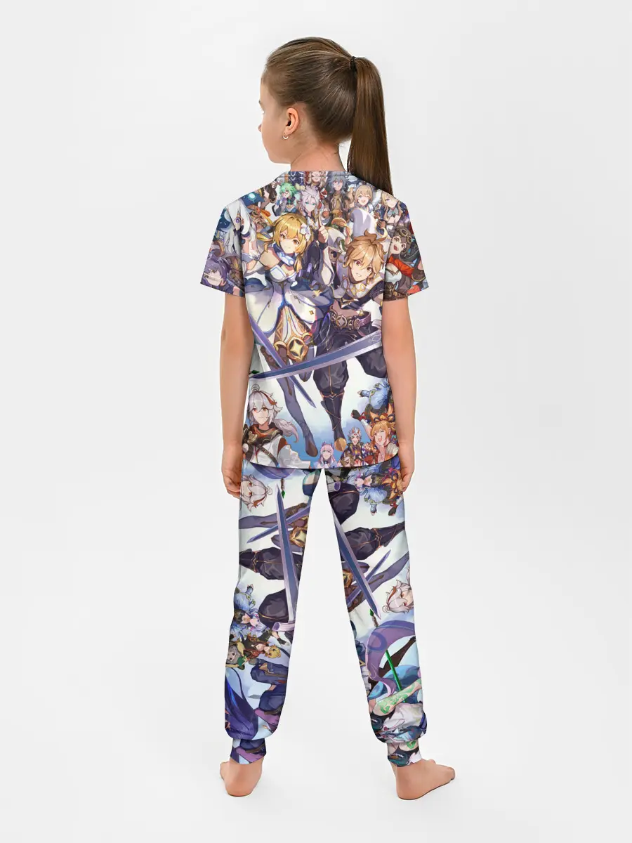 Детская пижама с брюками / GENSHIN IMPACT ПЕРСОНАЖИ