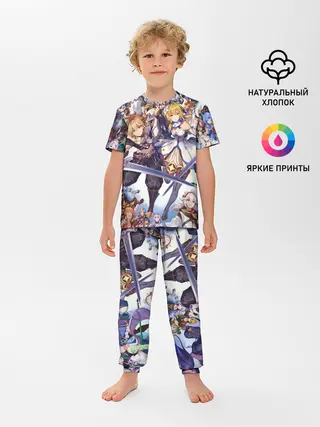 Детская пижама с брюками / GENSHIN IMPACT ПЕРСОНАЖИ