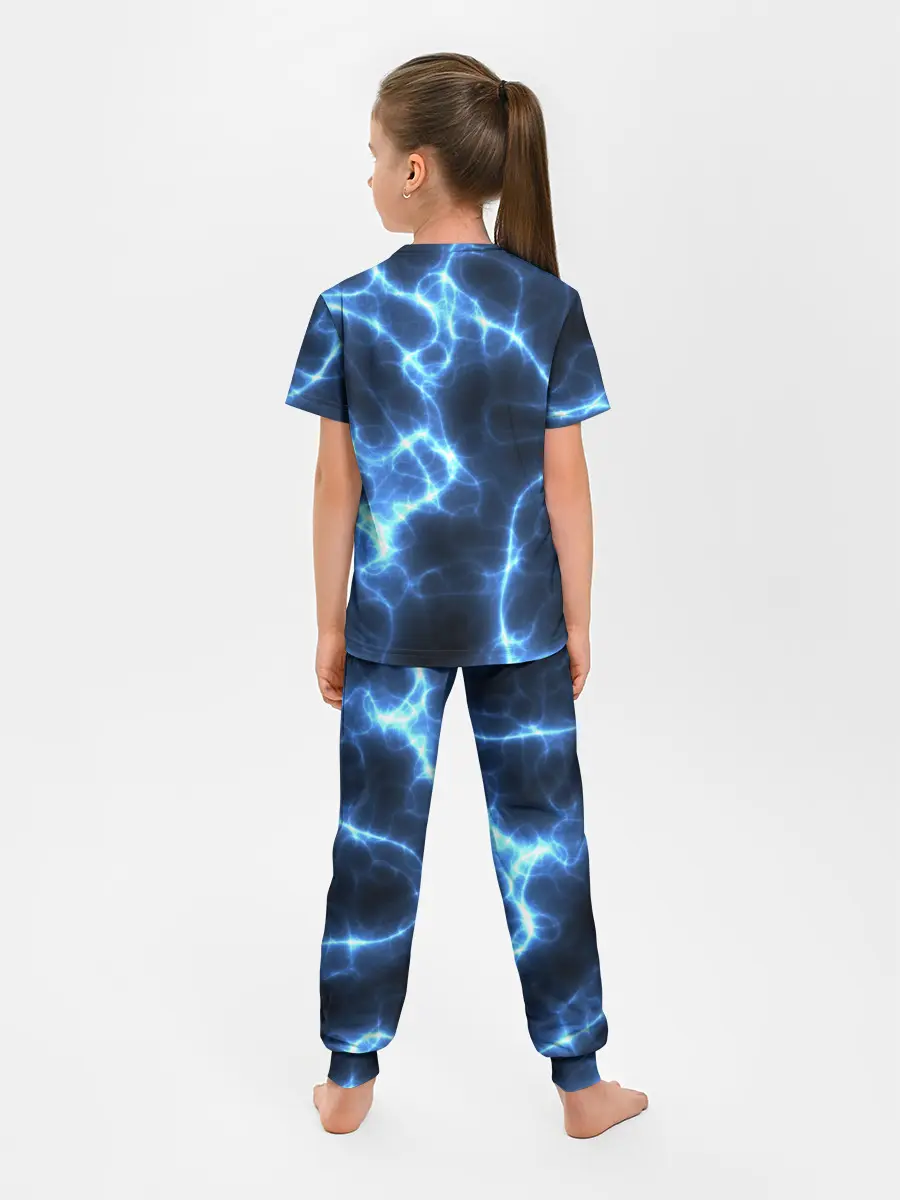 Детская пижама с брюками / Электро