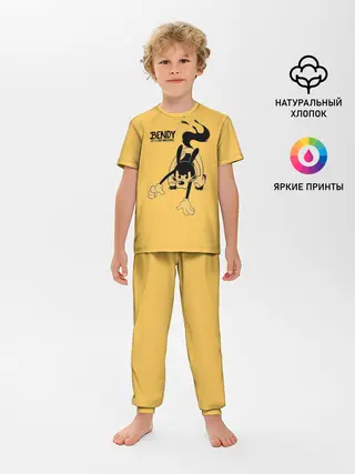 Детская пижама с брюками / Bendy And The Ink Machine