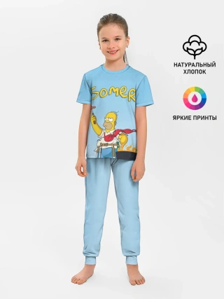 Детская пижама с брюками / Гомер