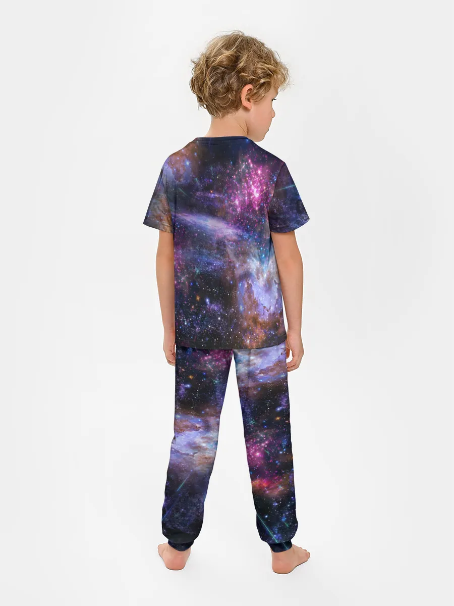 Детская пижама с брюками / Звездный тигр