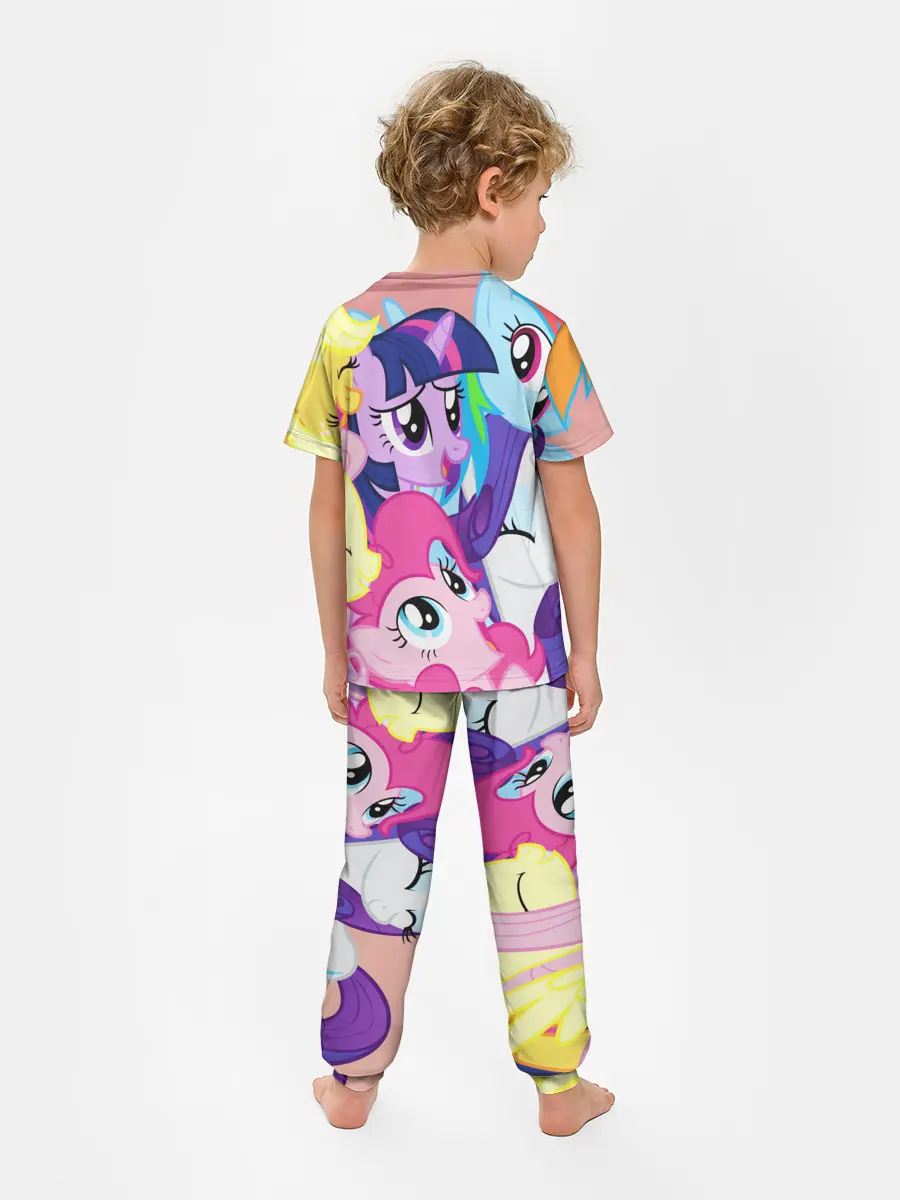 Детская пижама с брюками / МАЛЕНЬКИЕ ПОНИ