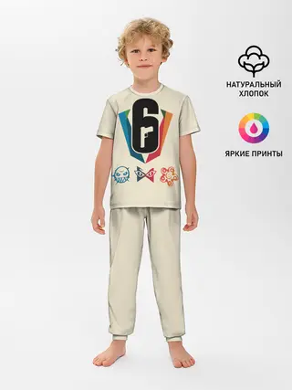 Детская пижама с брюками / Rainbow Six Siege