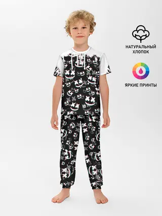 Детская пижама с брюками / MARSHMELLO GLITCH
