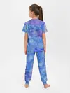 Детская пижама с брюками / Акварельные разводы и брызги красок