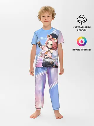 Детская пижама с брюками / Genshin Impact