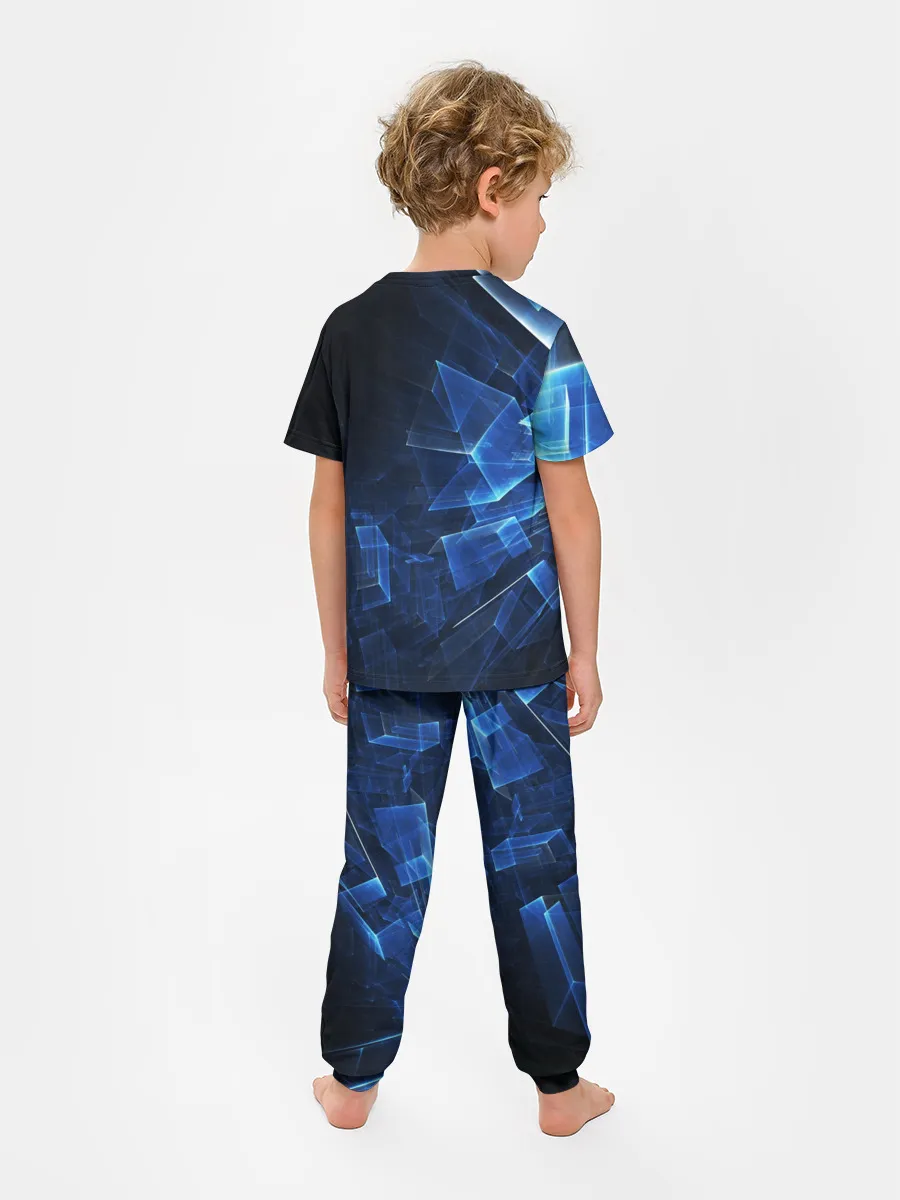Детская пижама с брюками / Светящиеся фигуры