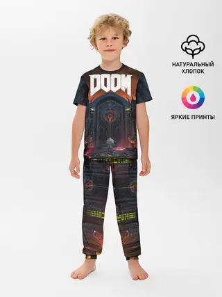 Детская пижама с брюками / DOOM - Hellgate