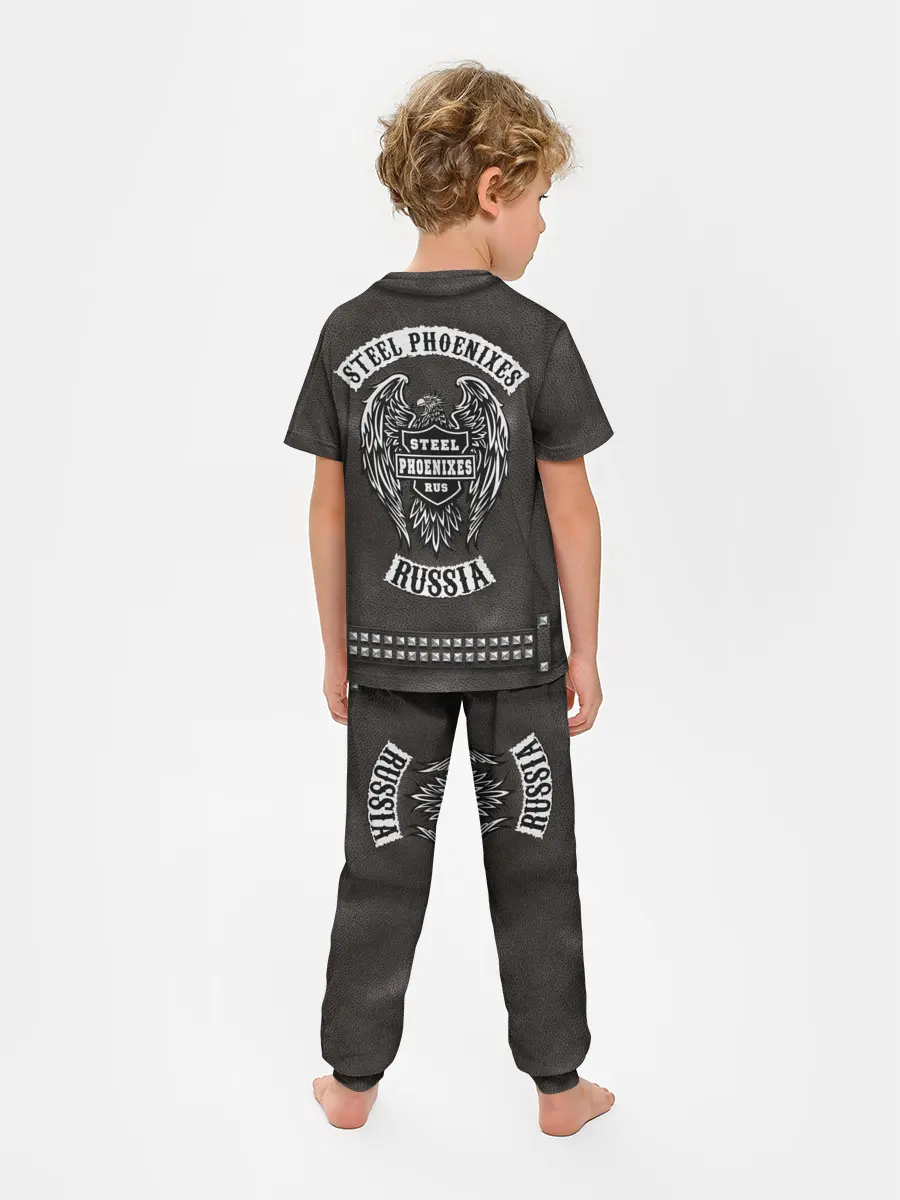 Детская пижама с брюками / Косуха Байкерская