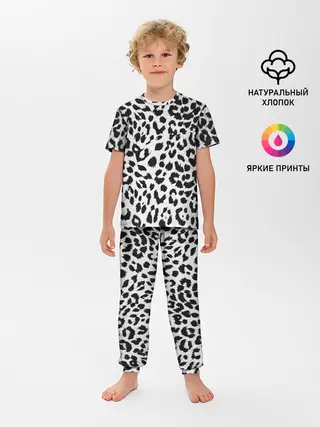Детская пижама с брюками / ЯГУАР ТЕКСТУРА