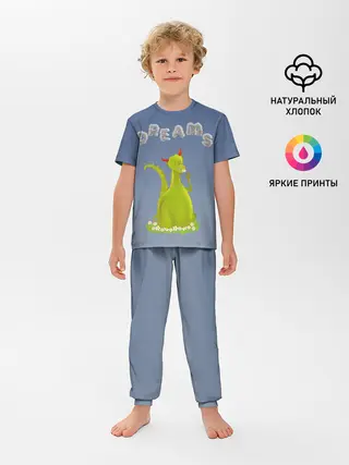 Детская пижама с брюками / Dragon Dreams