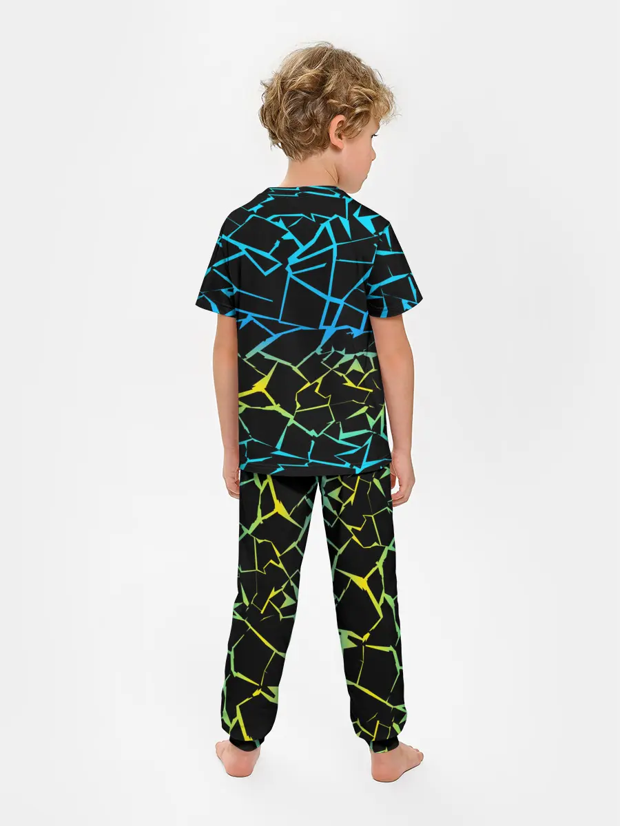 Детская пижама с брюками / НЕОНОВЫЙ ГРАДИЕНТ