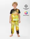 Детская пижама с брюками / Желтая краска