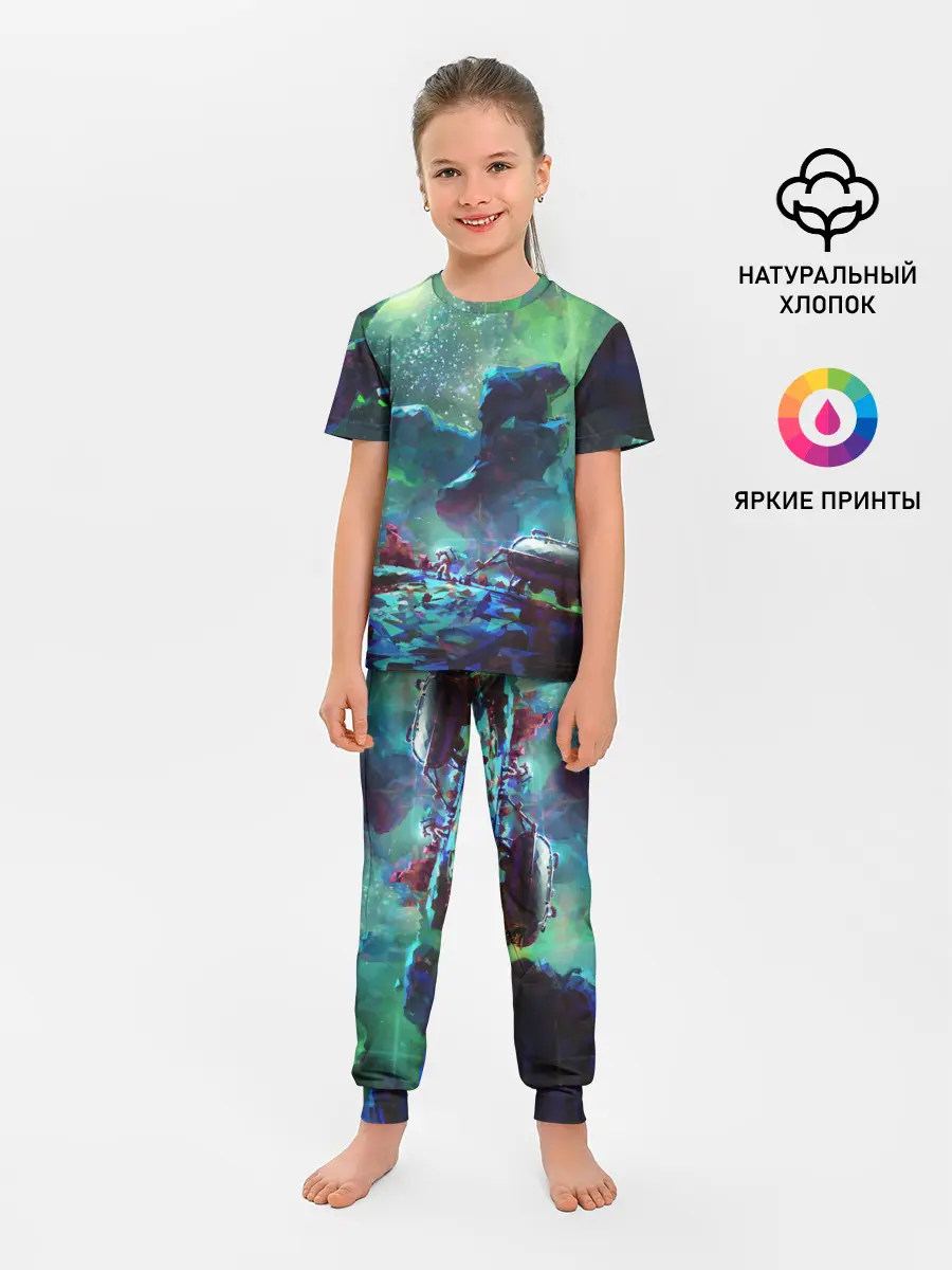 Детская пижама с брюками / КОСМОС:КОСМОНАВТ