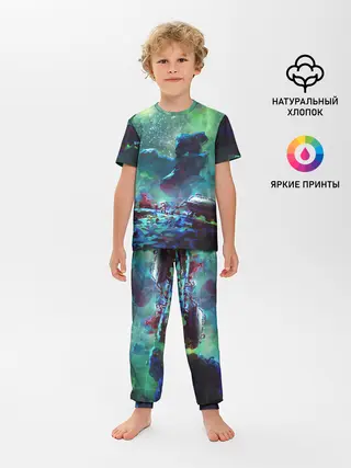 Детская пижама с брюками / КОСМОС:КОСМОНАВТ