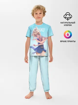 Детская пижама с брюками / Кохаку Доктор Стоун