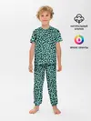 Детская пижама с брюками / ЛАЗУРНЫЙ ЛЕОПАРД