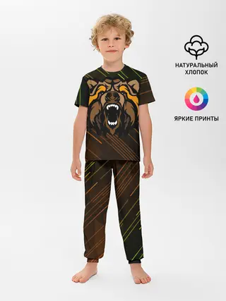 Детская пижама с брюками / Angry Bear