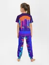 Детская пижама с брюками / НЕОНОВЫЙ ГОРОД