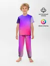 Детская пижама с брюками / фиолетовый кристалл