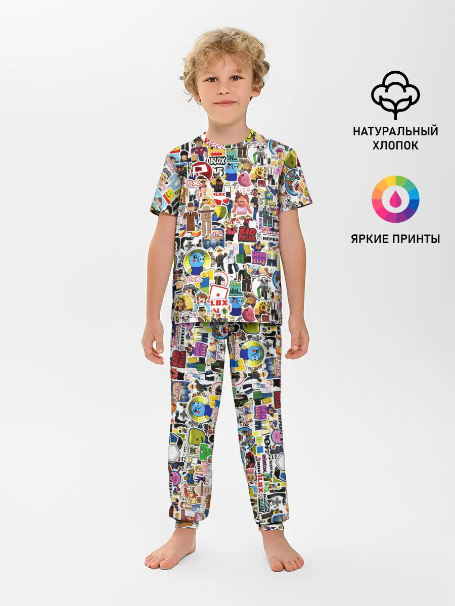 Детская пижама с брюками / Roblox | Роблокс