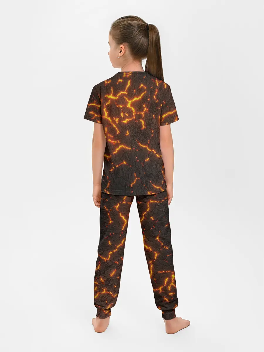 Детская пижама с брюками / Помпеи 3D